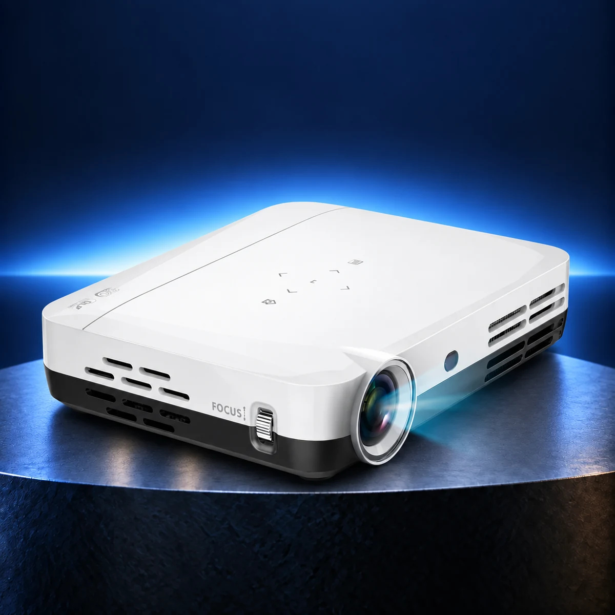 BOSS Projector S7 in a studio setting